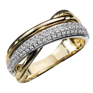 Popular Dazzling AAA+ Cubic Zirconia Diamonds High Quality Cross Ring - The Jewellery Supermarket